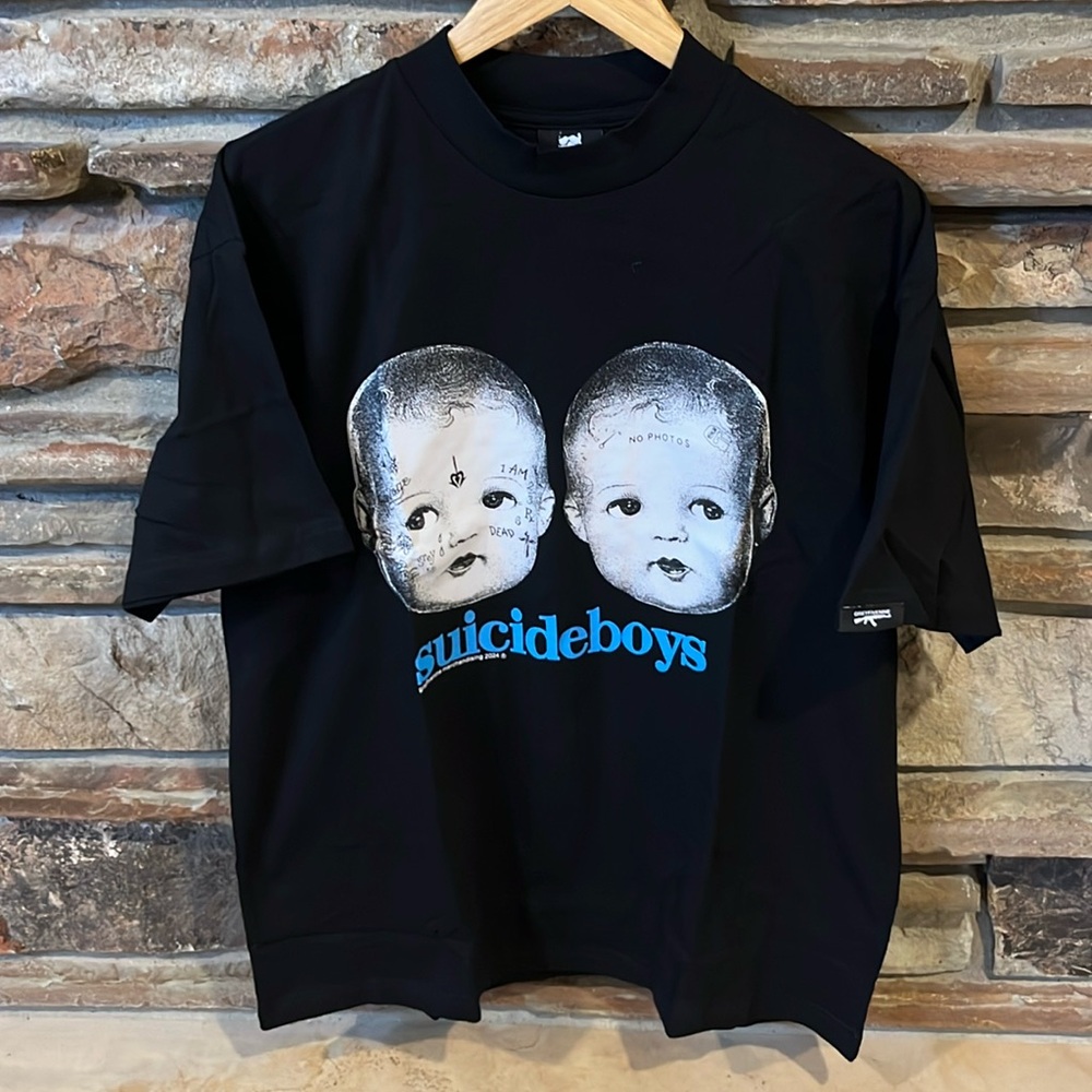 Suicideboys G59 Formula Baby Face Black Cotton Short Sleeve Tee Shirt